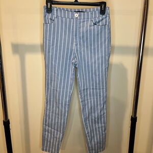 Pin Striped Blue and White Pants